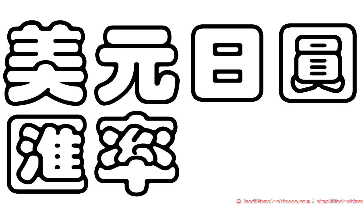 美元日圓匯率
