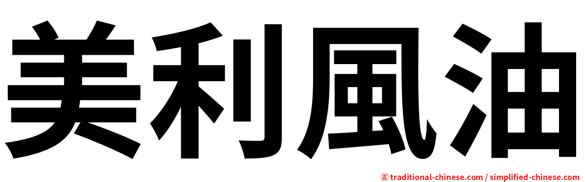 美利風油