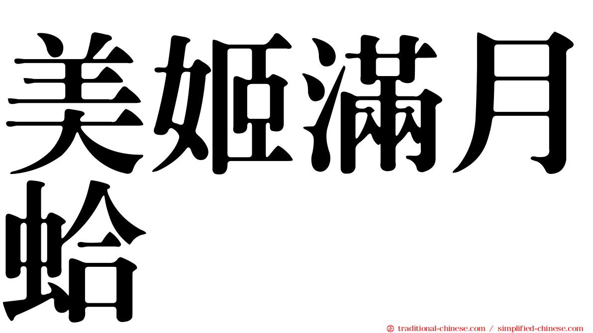 美姬滿月蛤