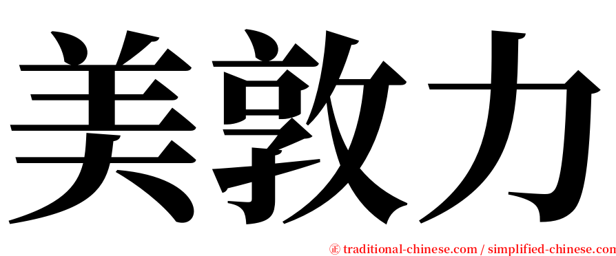 美敦力 serif font