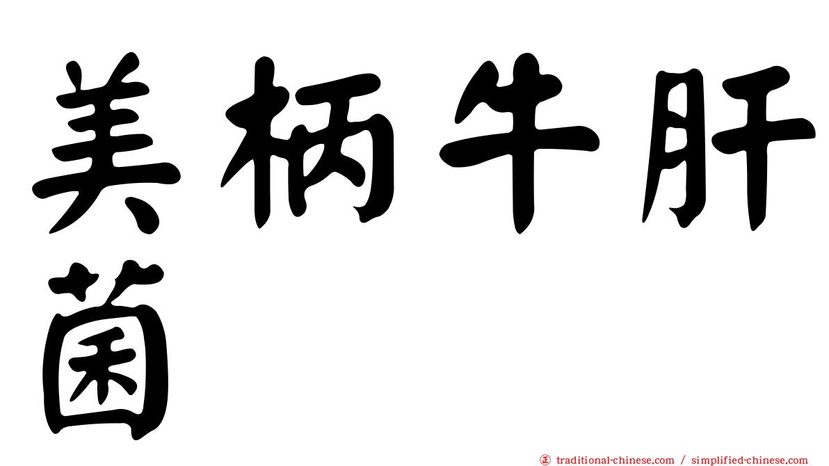 美柄牛肝菌