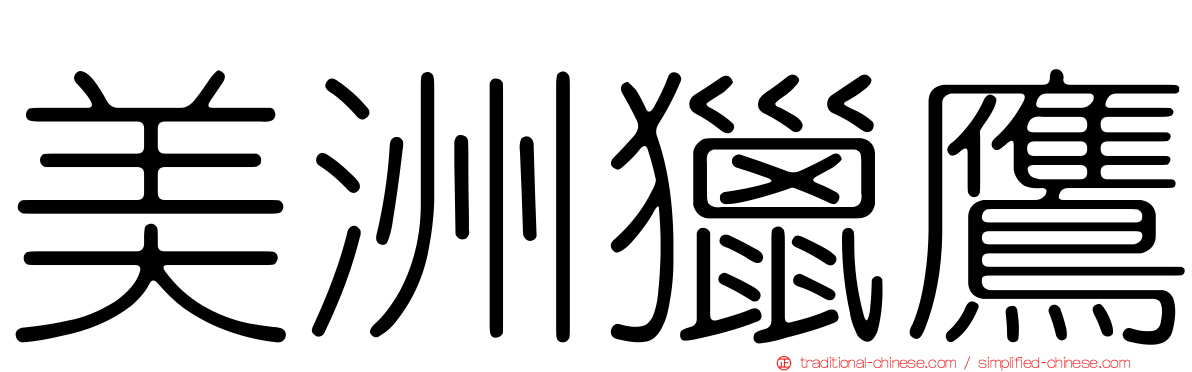 美洲獵鷹