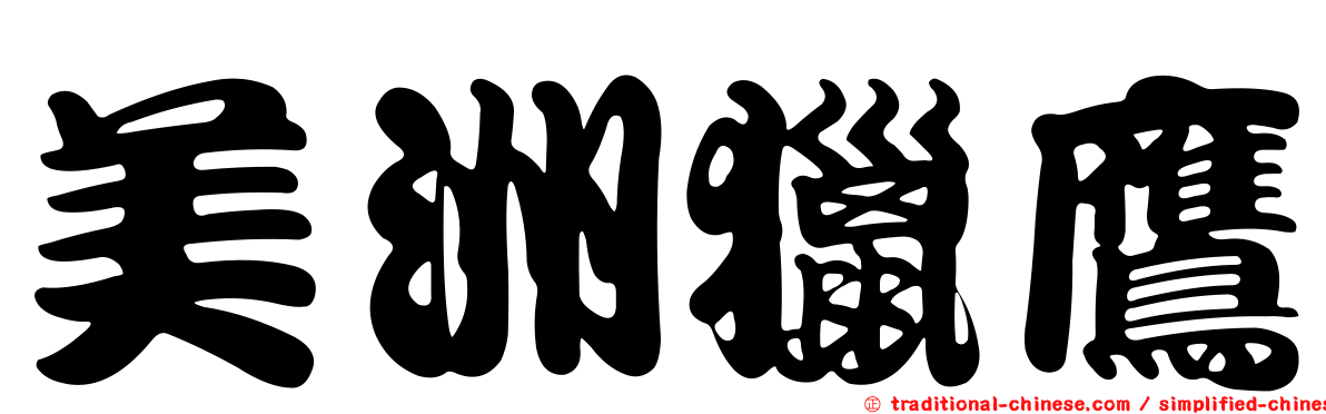 美洲獵鷹