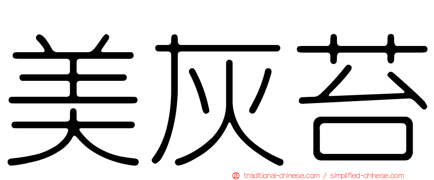 美灰苔