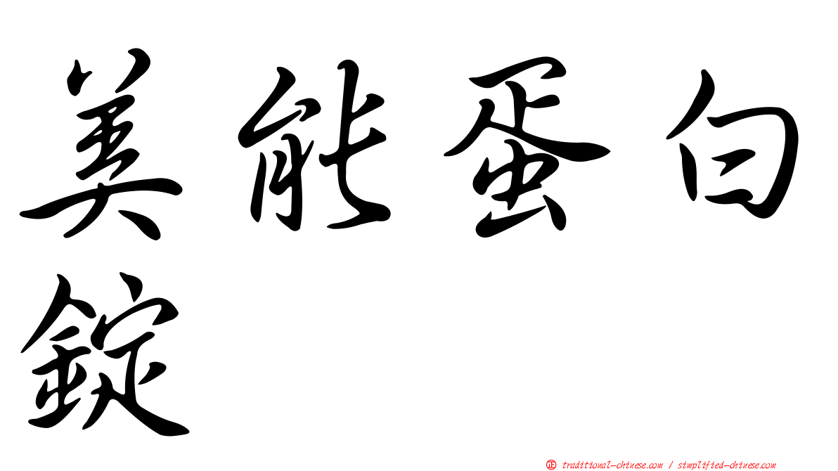 美能蛋白錠