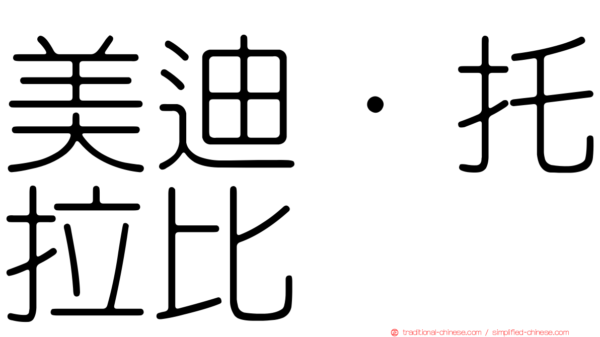 美迪·托拉比