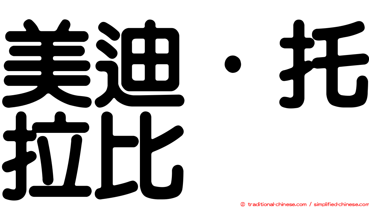 美迪·托拉比