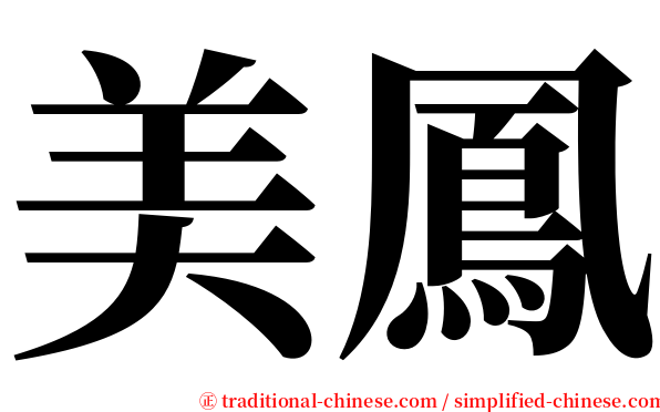 美鳳 serif font