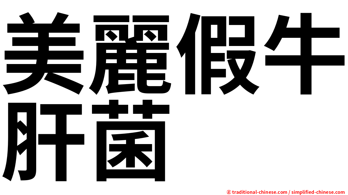 美麗假牛肝菌