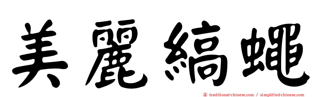 美麗縞蠅