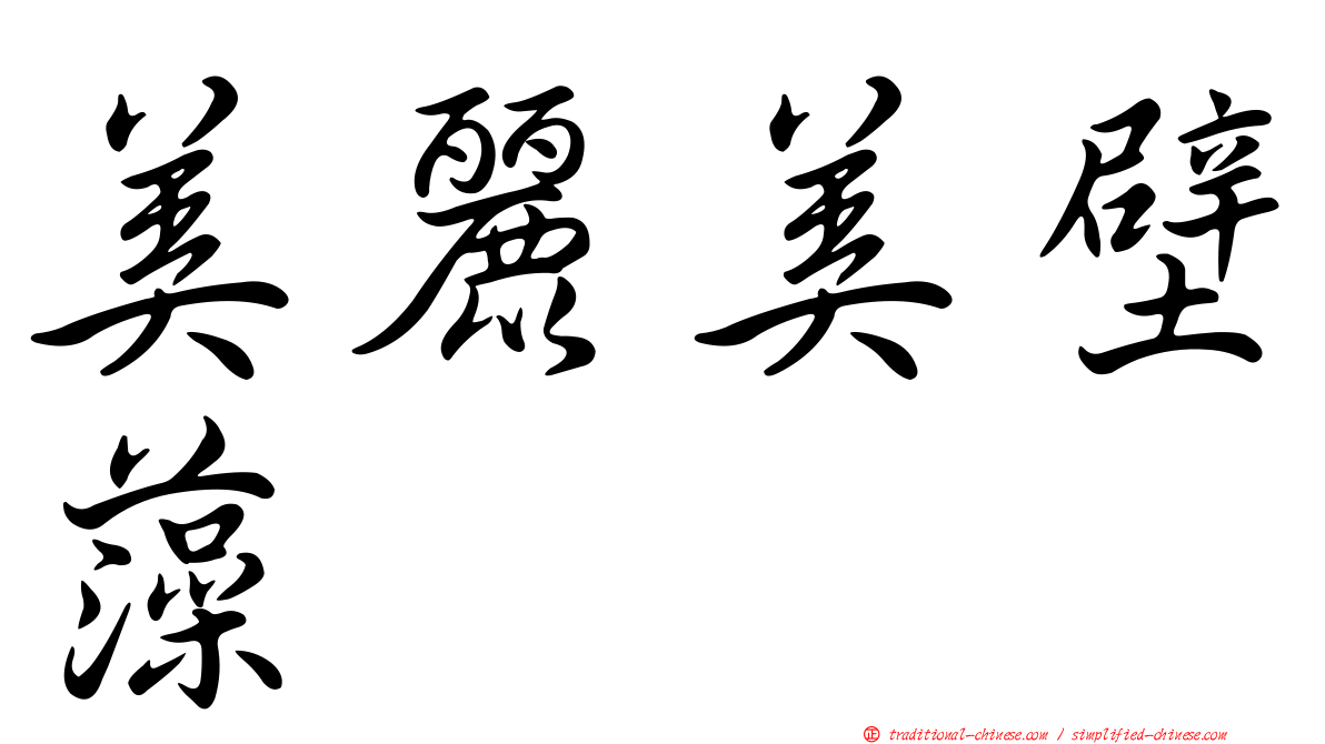 美麗美壁藻