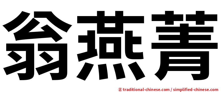 翁燕菁