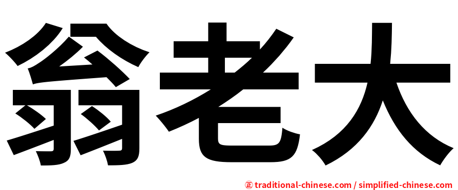 翁老大
