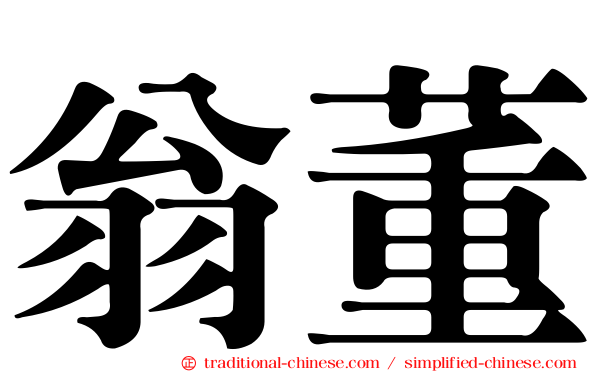 翁董