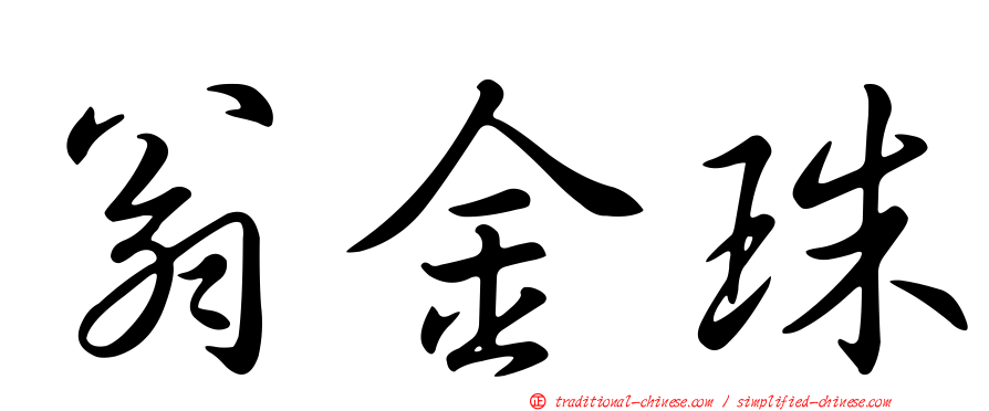翁金珠