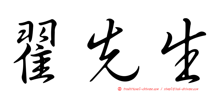 翟先生