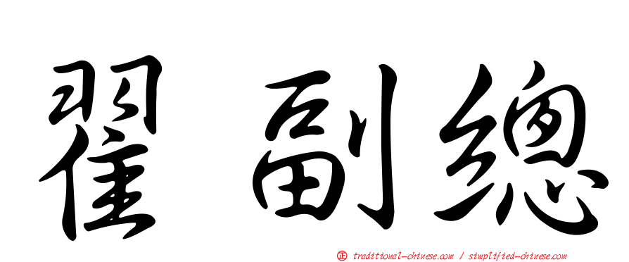 翟副總