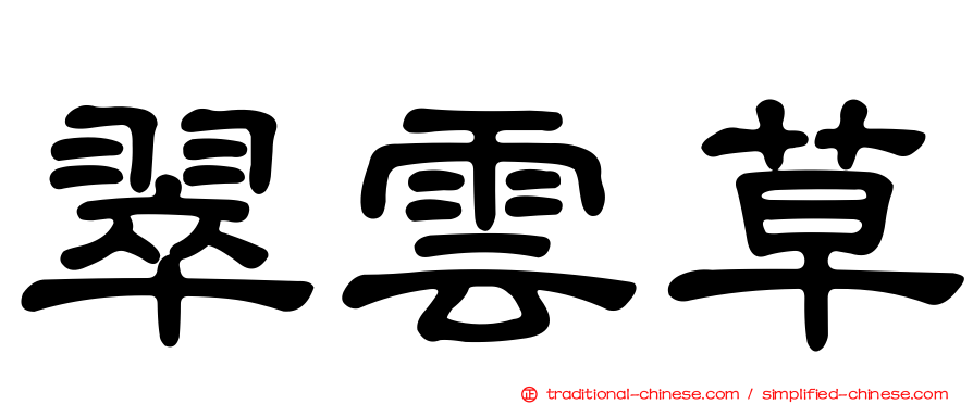 翠雲草