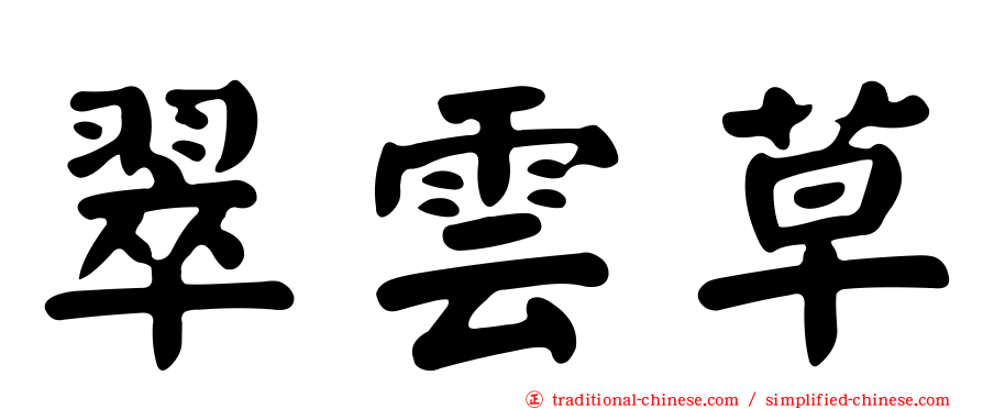 翠雲草