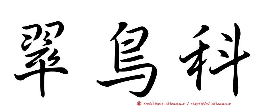 翠鳥科