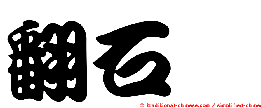 翻石鷸
