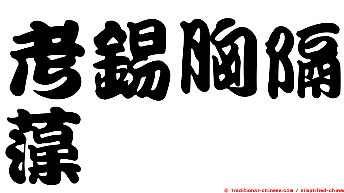 考錫胸隔藻