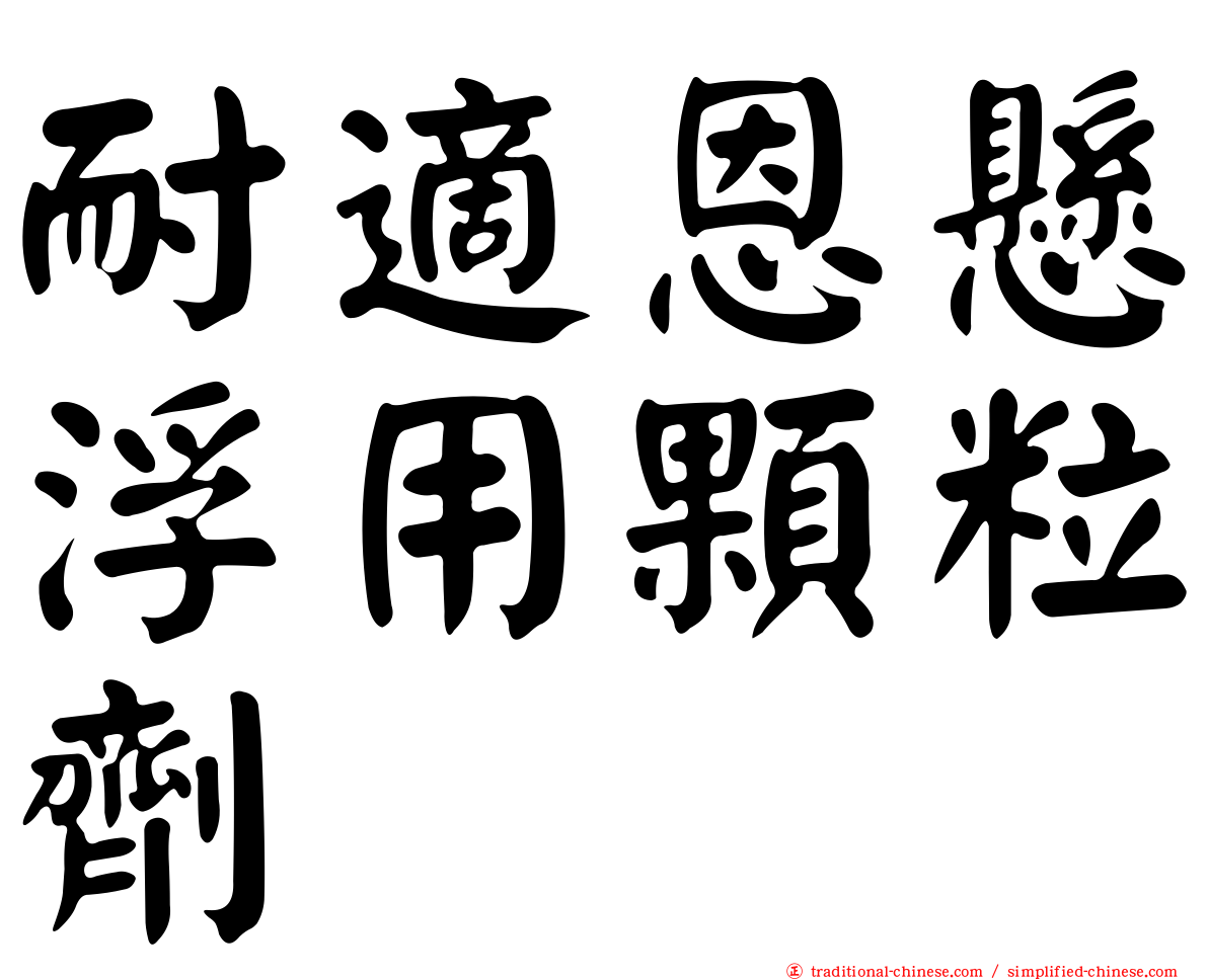 耐適恩懸浮用顆粒劑