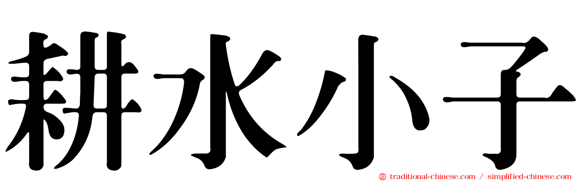 耕水小子