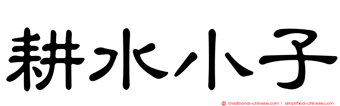 耕水小子