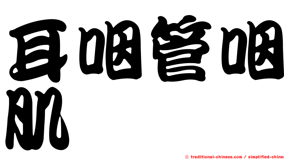 耳咽管咽肌