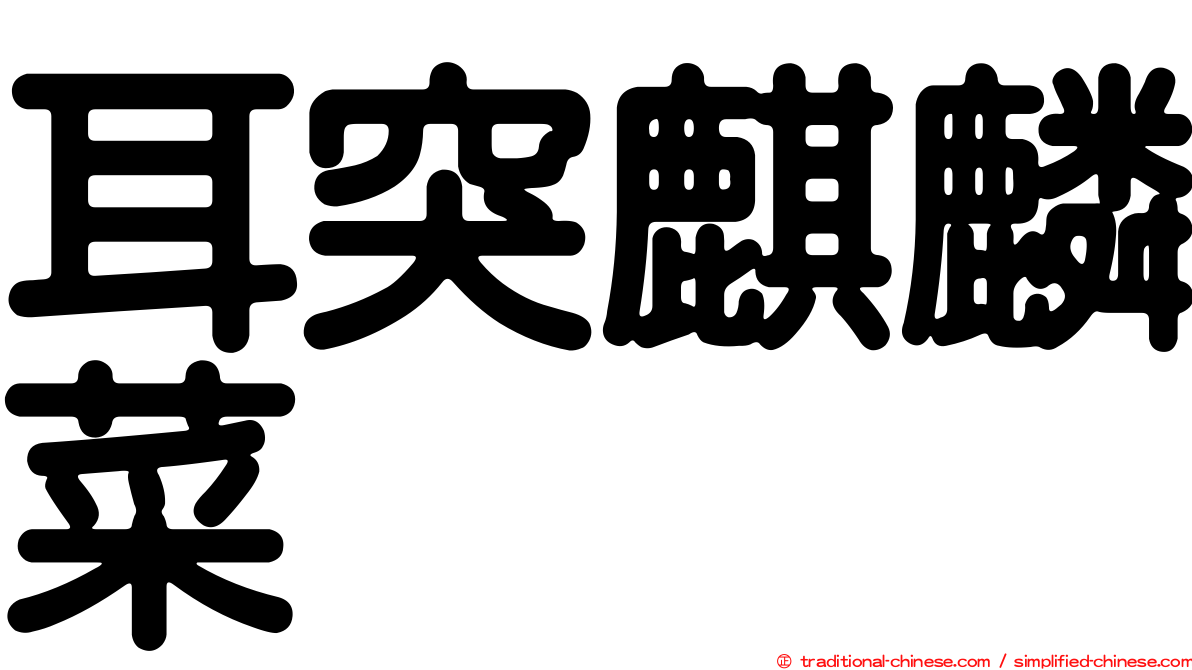 耳突麒麟菜