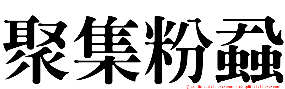 聚集粉蝨