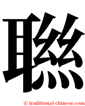 聮 serif font