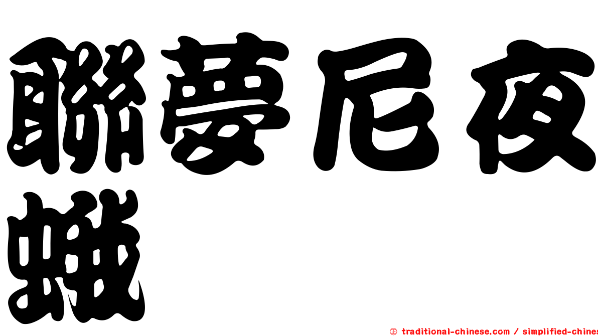 聯夢尼夜蛾