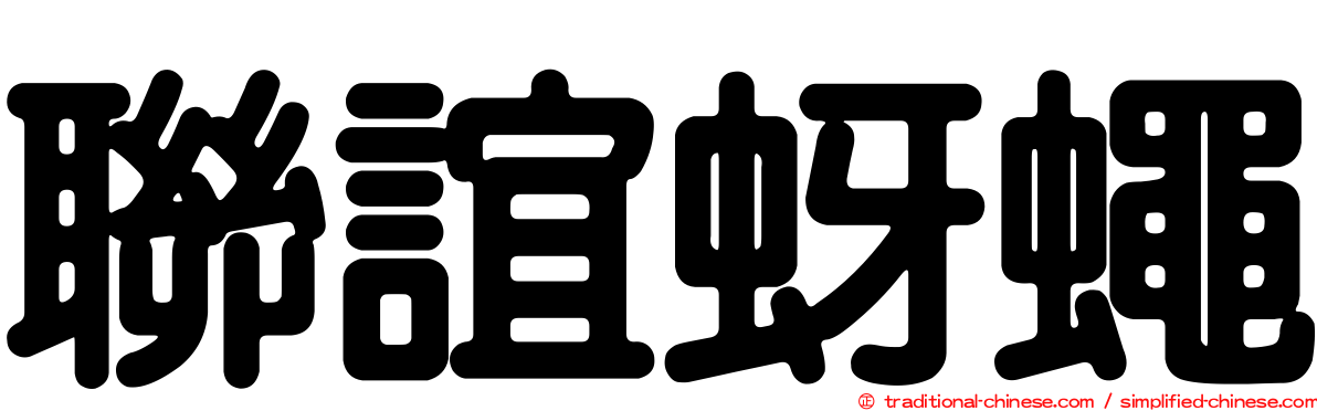 聯誼蚜蠅