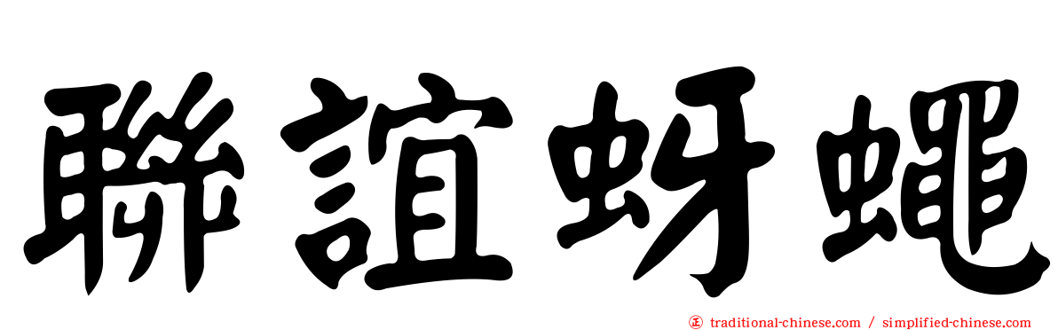 聯誼蚜蠅