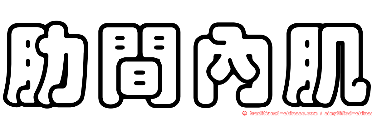 肋間內肌