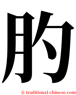 肑 serif font