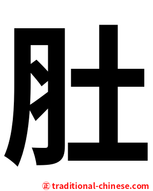 肚