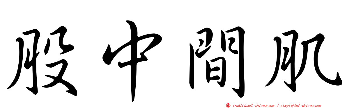 股中間肌
