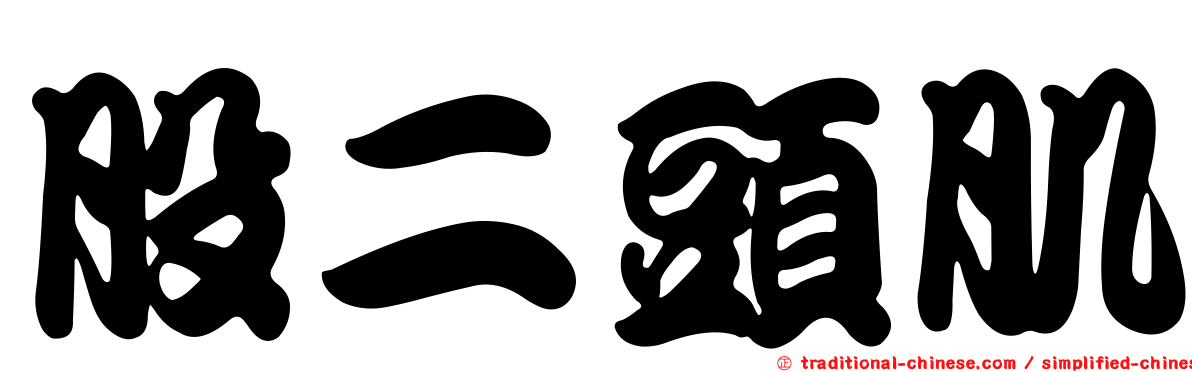 股二頭肌