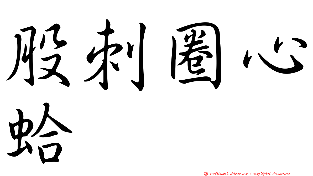 股刺圈心蛤