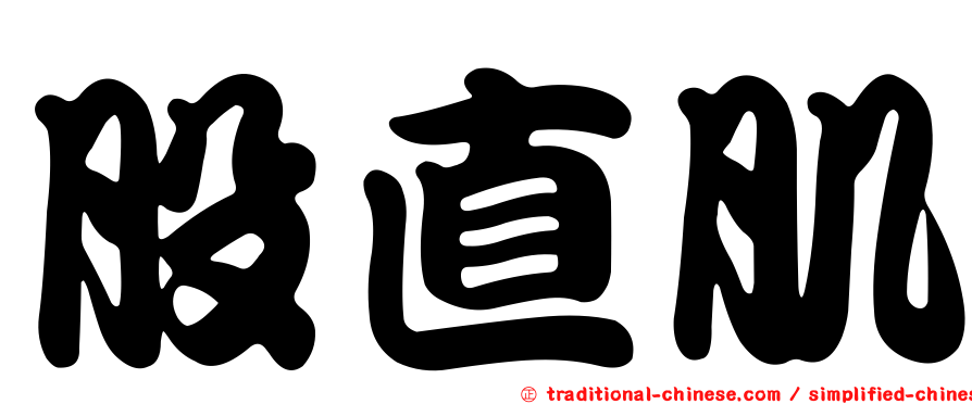 股直肌