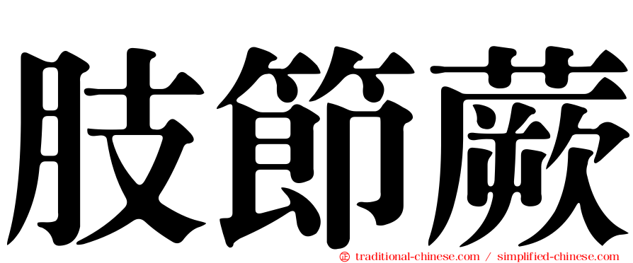 肢節蕨
