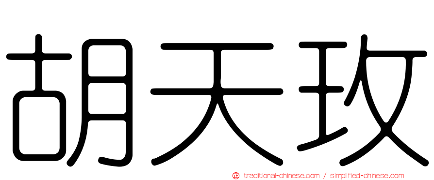 胡天玫