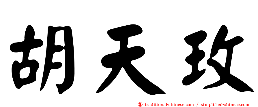 胡天玫