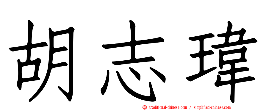 胡志瑋