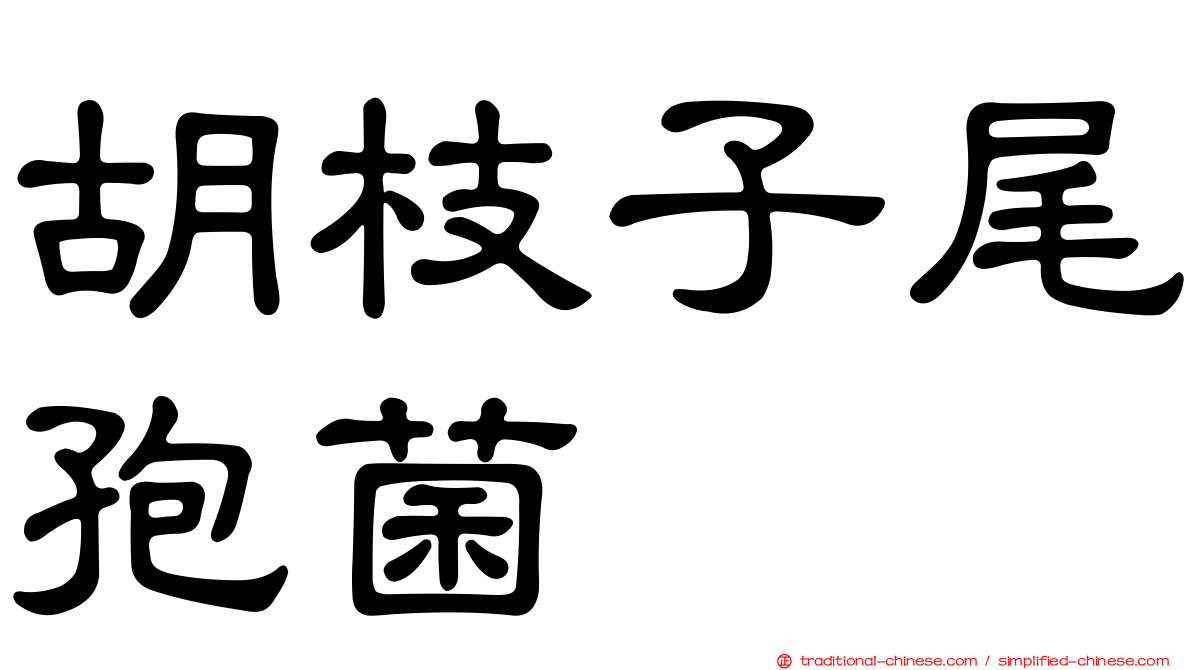 胡枝子尾孢菌