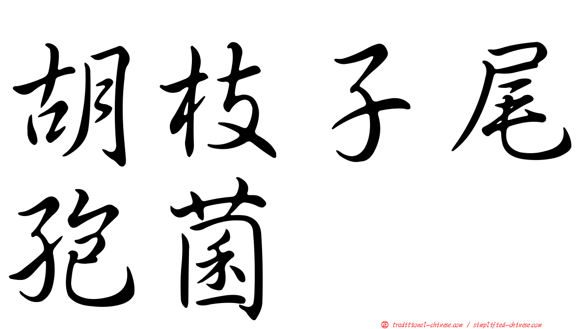 胡枝子尾孢菌