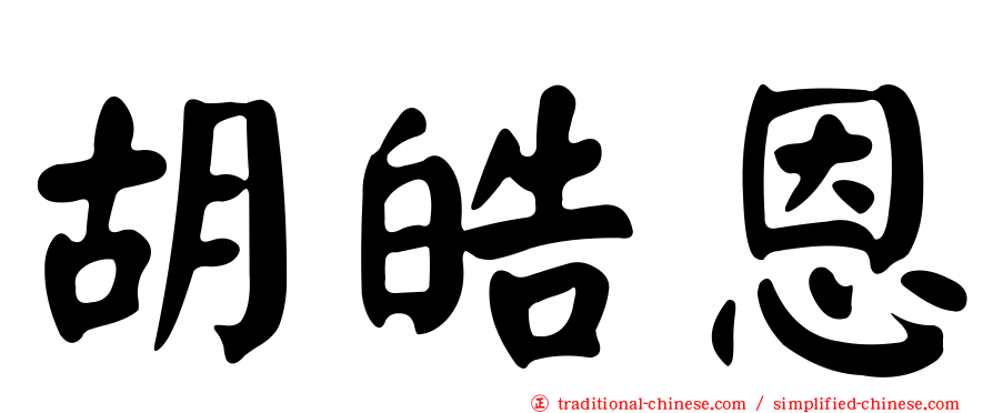 胡皓恩